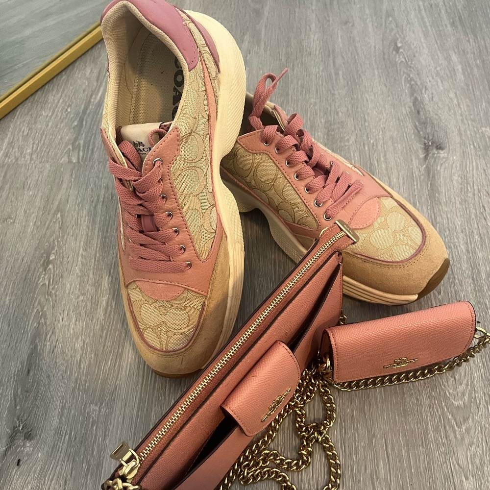 COACH PURSE & SNEAKER SET
